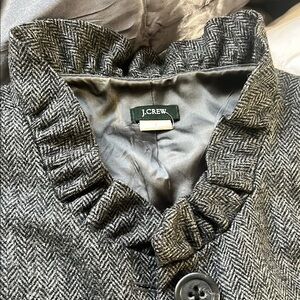 J. Crew Women's Gray Herringbone Jacket